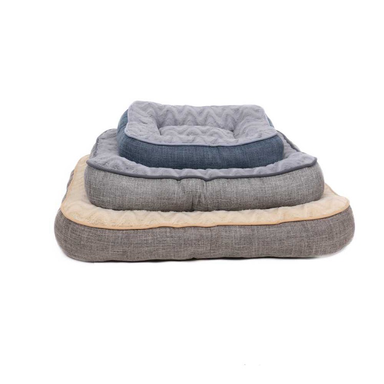 New Design Custom Comfortable Memory Foam Fashion Durable Oxford Dog Bed