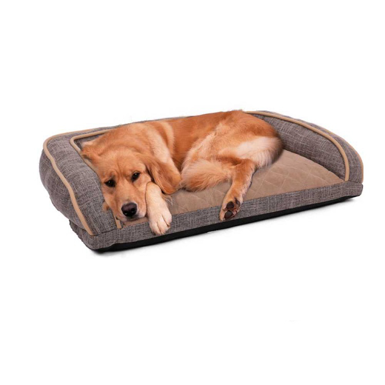 Washable Fashion Round Large Wholesale Orthopedic Warm Cozy Dog Bed Luxury