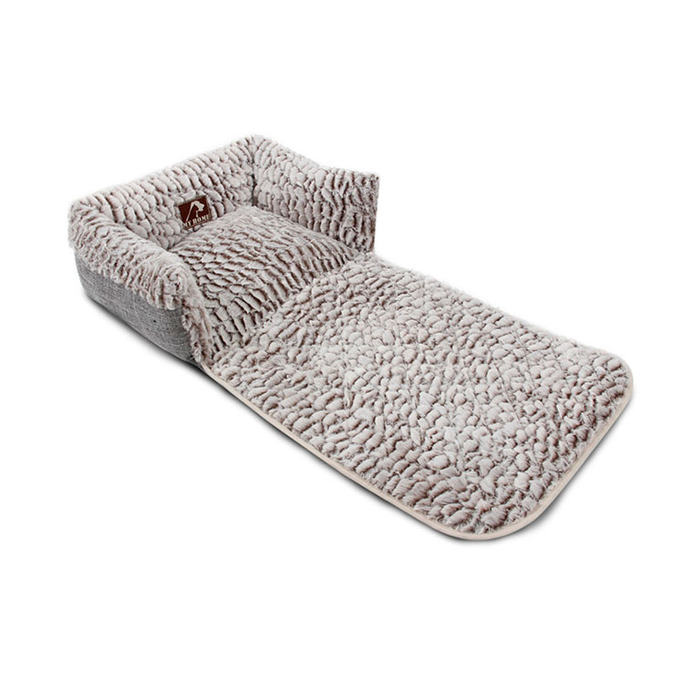 Skin-friendly Washable Cozy Memory Foam Foldable Polyester Custom Dog Bed