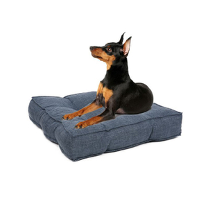 Wholesale Soft Memory Foam Home Use Large Polyester Square Hot Dog Bed