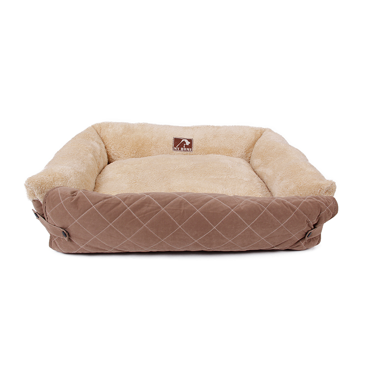 High Quality Polyester Cozy Foam 3 Ways Use Foldable Dog Bed