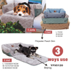 High Quality Polyester Cozy Foam 3 Ways Use Foldable Dog Bed