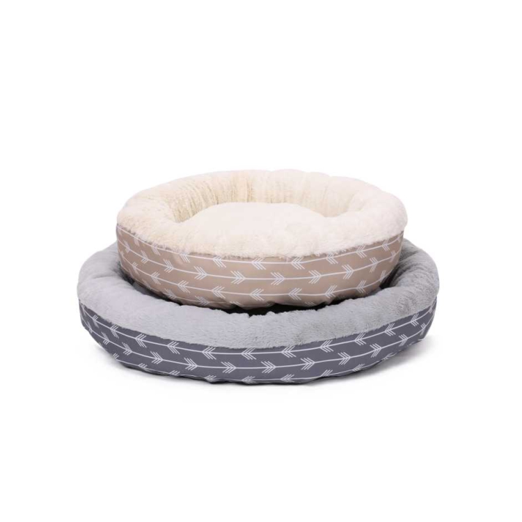 Pet Supplies New Design Wholesale Luxury Round Dog Bed