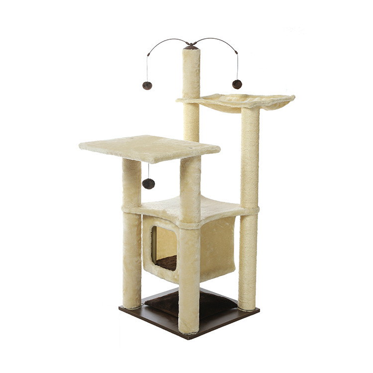 Eco-Friendly Climbing Scratching Sisal Cat Tree House