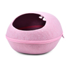 Customized Made Pink Grey Felt Window Mini Cat Bed