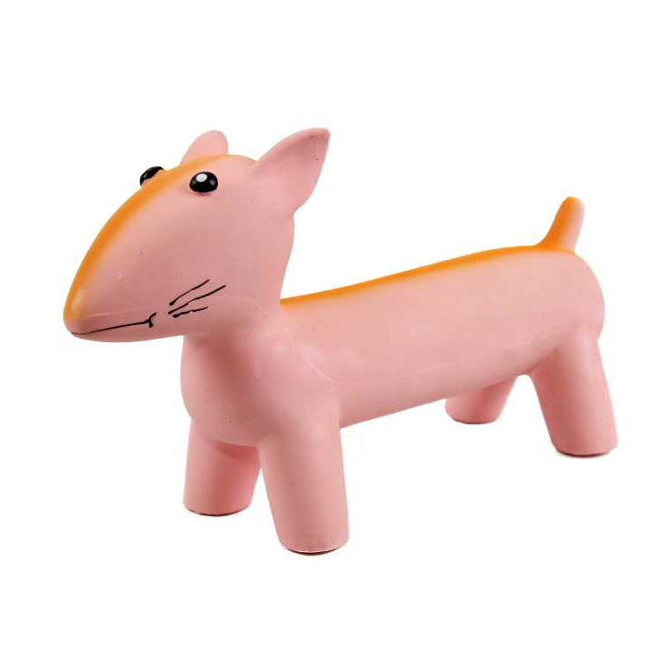 Wholesale Lovely Animal Shape Pet Products Squeak Latex Chew Dog Toy