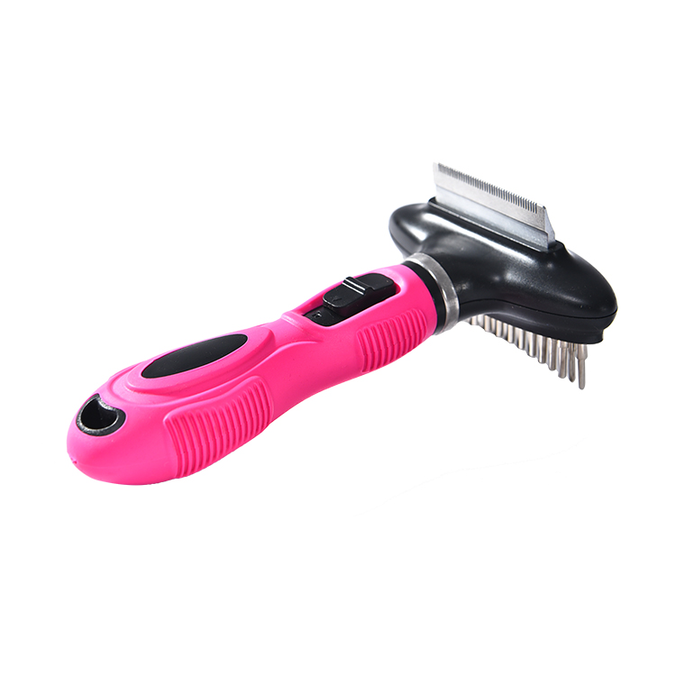 Pet Comfort Hair Remover Double Side Grooming Dog Brush For Medium Dogs