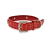 Super Quality Pu Red Custom Luxury Dog Collar