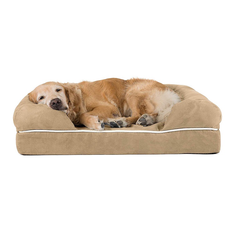Popular Pet Lounge Sofa Orthopedic Removable Cover Mattress Memory Foam Dog Bed