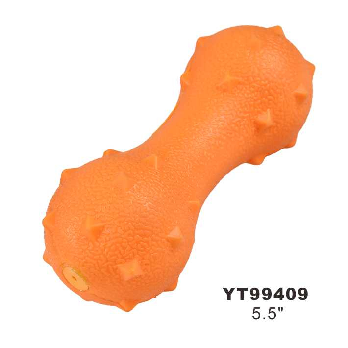 Durable Orange Pet Ball Dog TPR Foam Chew Soft Play Training Toy