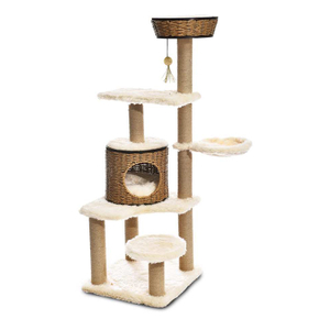 Functional Durable Soft Safety Security Cat Tree Wood Cheap Stylish Scratching Post