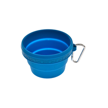 High Quality Drink Food Blue Pet Folding Dog Bowl