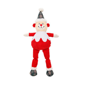 Christmas Santa Claus Shape Plush Dog Soft Toy For Small Dog