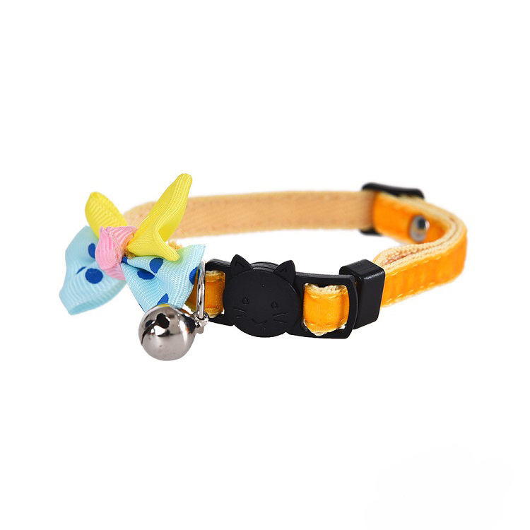 Adjustable Cat Fashion Collar Detachable Cat Collar, Eco-friendly Breakaway Cat Collar Buckles