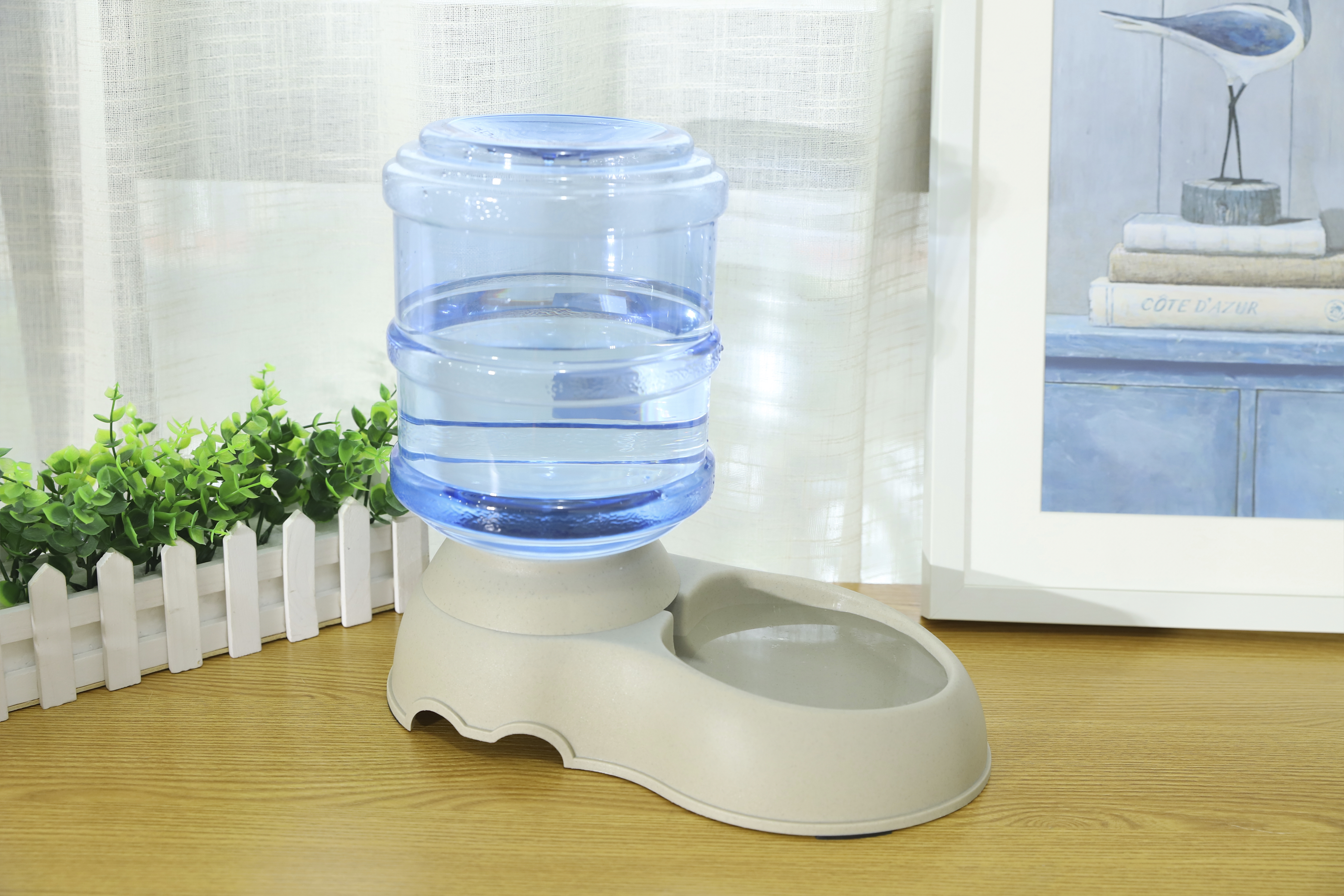 High Quality Drink Food Pet Pp Dog Bowl With Drinking Fountain