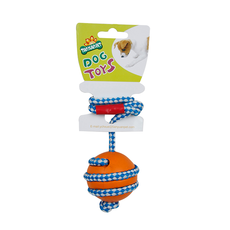 New Design Pet Products 46cm Rubber Rope Chew Dog Toy
