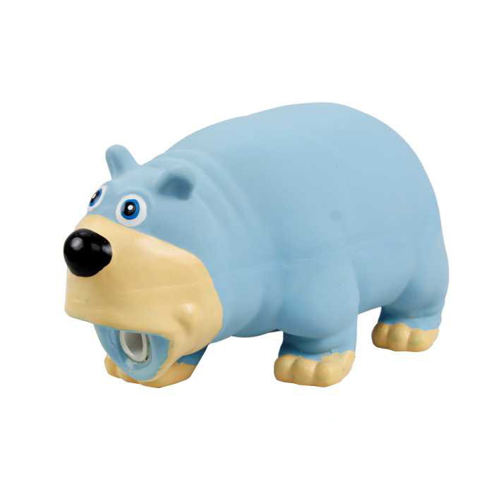 Cartoon Chew Toys Bear Latex Squeak Animal Pet Toy