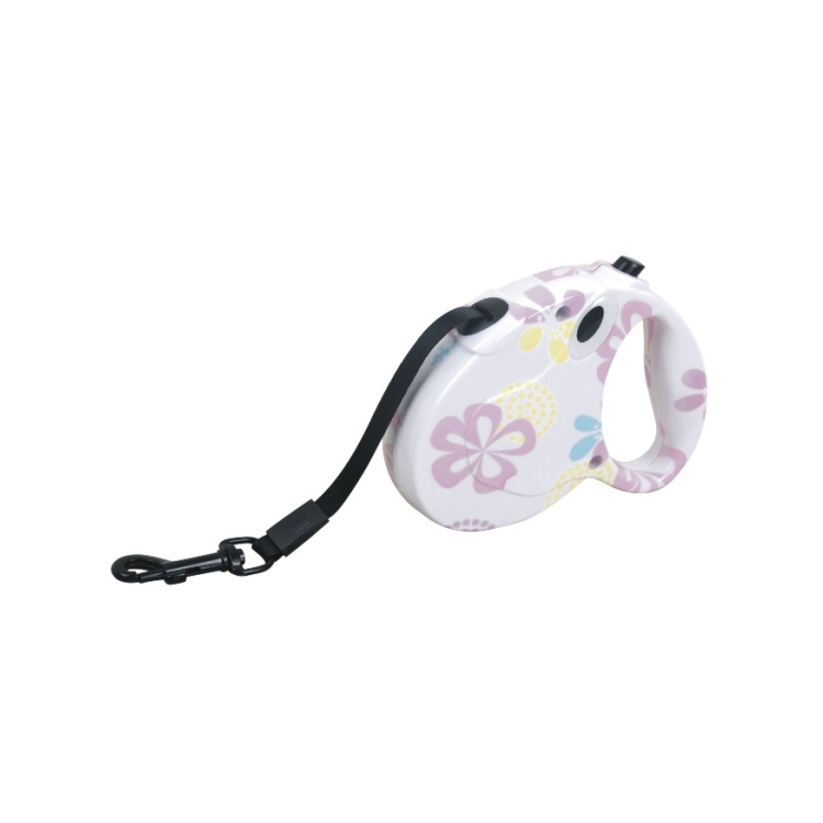 Adjustable chew proof safety retractable dog leash