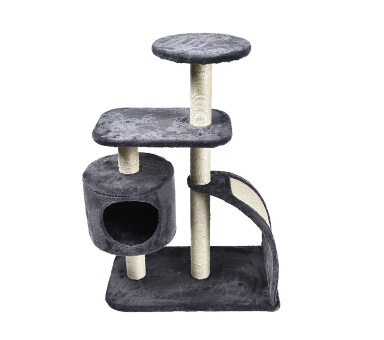 Hot Sell Dark Grey Modern Large Cat Tree