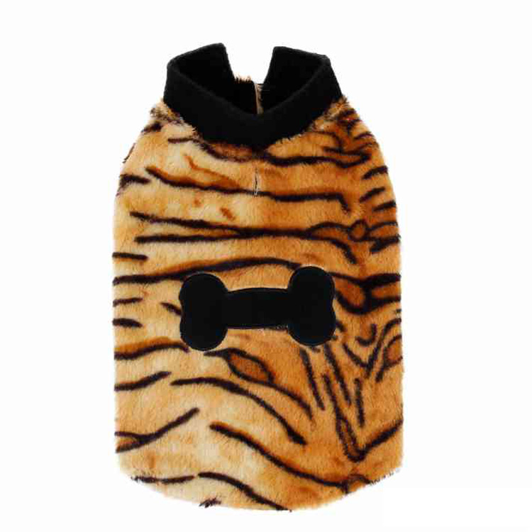 Promotional 8''-20'' Leopard Print Pet Dog Clothes Winter