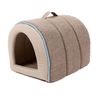 Tent Shape Warmly Fuax Fur Dog Cave Bed With Low Price