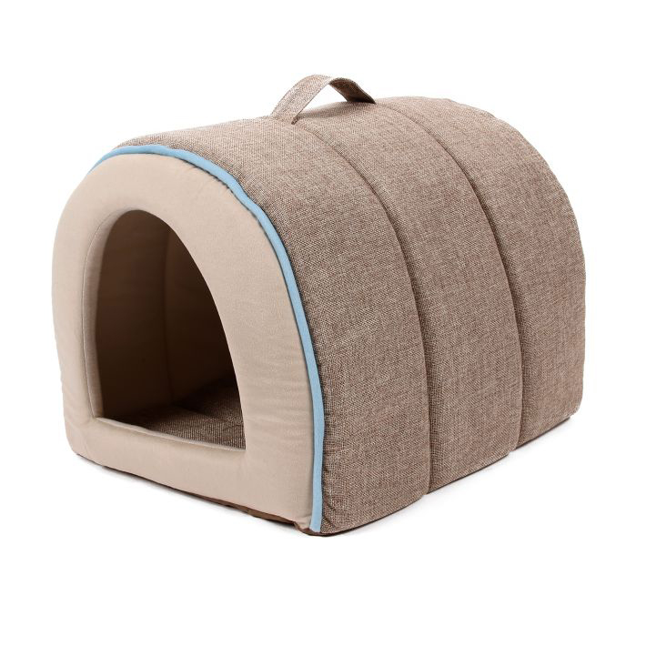 Tent Shape Warmly Fuax Fur Dog Cave Bed With Low Price