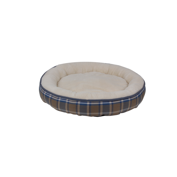 Polyester Fashion Cute Round Portable Dog Bed