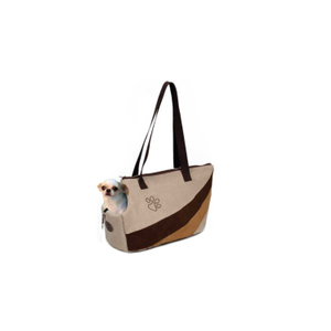 Eco-friendly single shoulder soft fabric travel pet dog carrier bag