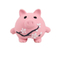Interactive Pink Pig Latex Squeak Chew Pet Toys For Dog