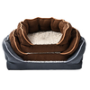 Customized Cozy Luxury 2 Colors Soft And Warm Memory Foam Dog Bed