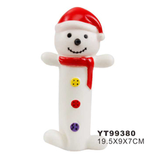 Merry Christmas Snow Man Cute Pet Squeak Toy For Dog Play