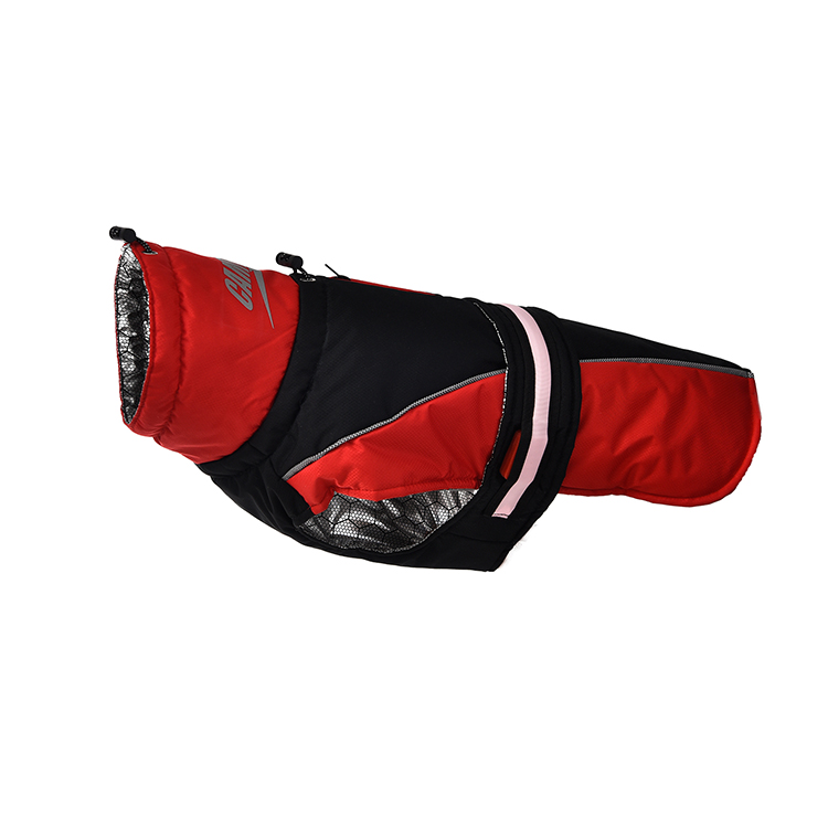 New LED Light Strip Zipper on the Back Dog Jacket, Heatreflecting