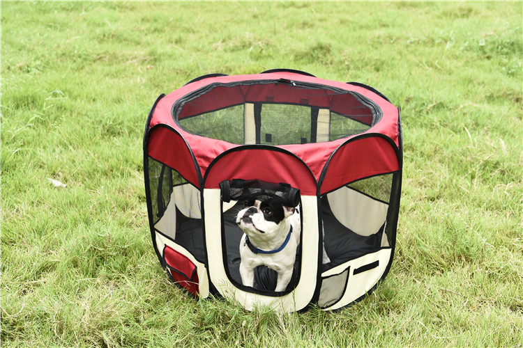 Customized Outdoor Safe Foldable Portable Pet Playpen