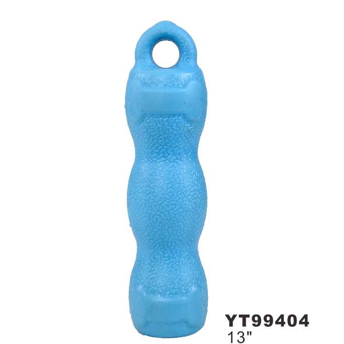 TPR Foam Durable Soft Blue Bowling Design Pet Dog Training Toy
