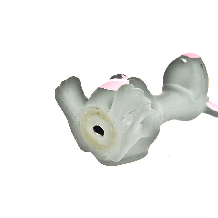 Gray Lovely Security Interesting Latex Mouse Squawking Non Toxic Chew Dog Toy