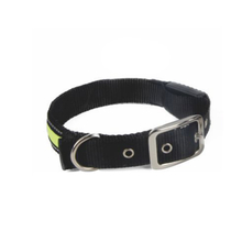 LED Dog Light Up Glow in Dark Nylon Webbing Adjustable Reflective Glowing Pet Safety Collars