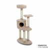 Medium OEM Wholesale Plush Cat Condo Scratcher Cat Tree