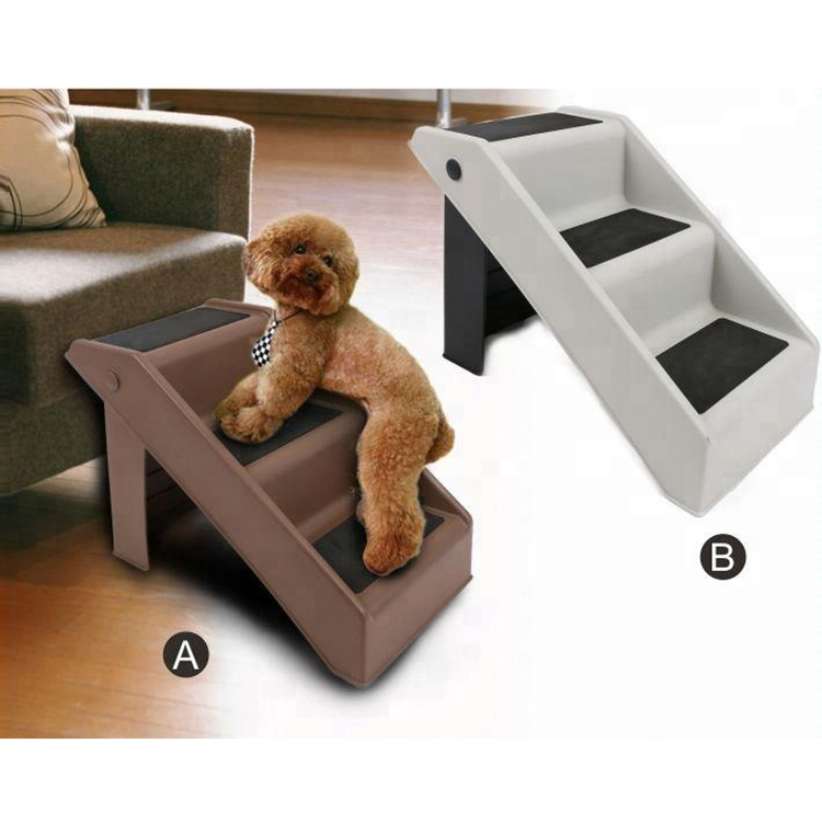 Pet Furniture Pet Dog Steps/Plastic 3 Step For Bed Pet Dog Stairs