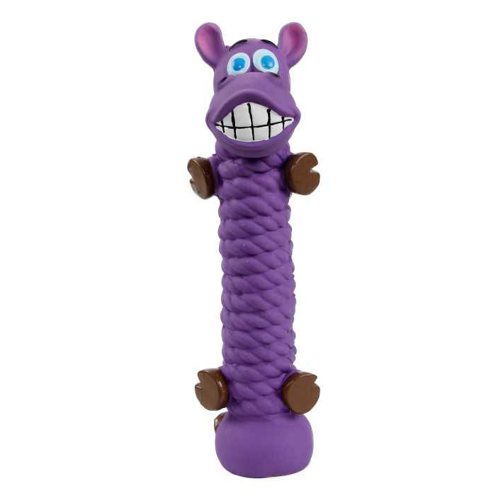 Charming Cartoon Design Squeaky Latex Chew Pet Dog Toy