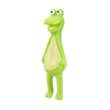 Long Frog Toy for Dog Pet Supplies Playing Fun Vinyl Squeaker Toy Dogs Toy