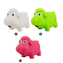 Cartoon Sheep Durable Soft Pet Squeak Vinyl Puppy Dog Toy