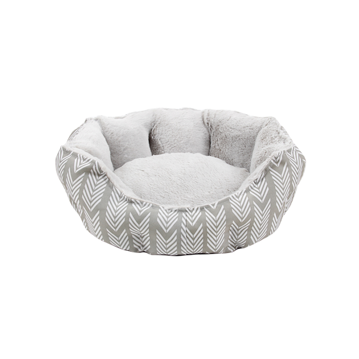 Compact Low Price Oxford Plush Warmer Cuddler Deluxe Dog Pet Bed