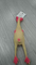 Durable Chicken Shaped Non Toxic Safety Squeaker Chew Interactive Pet Toy