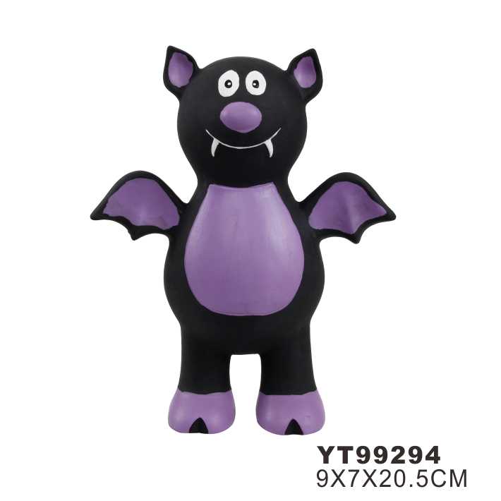 Funny Soft Squeak Bat Shape Latex Puppy Dog Toy