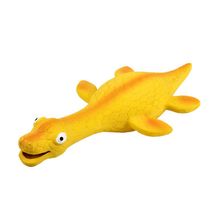 Yellow Color Cute Duck Pet Products Squeak Latex Dog Chew Toy