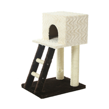 Professional Leading Manufacturer Luxurious Fur Pet Condo Cat Tree