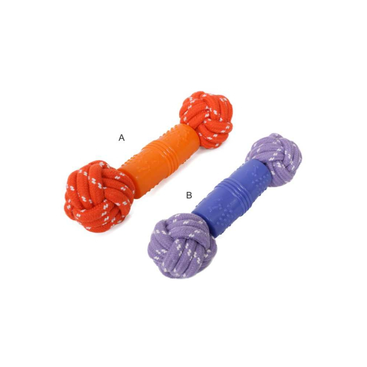OEM Colorful Cheap Rope Dog Chew Toy With Tpr