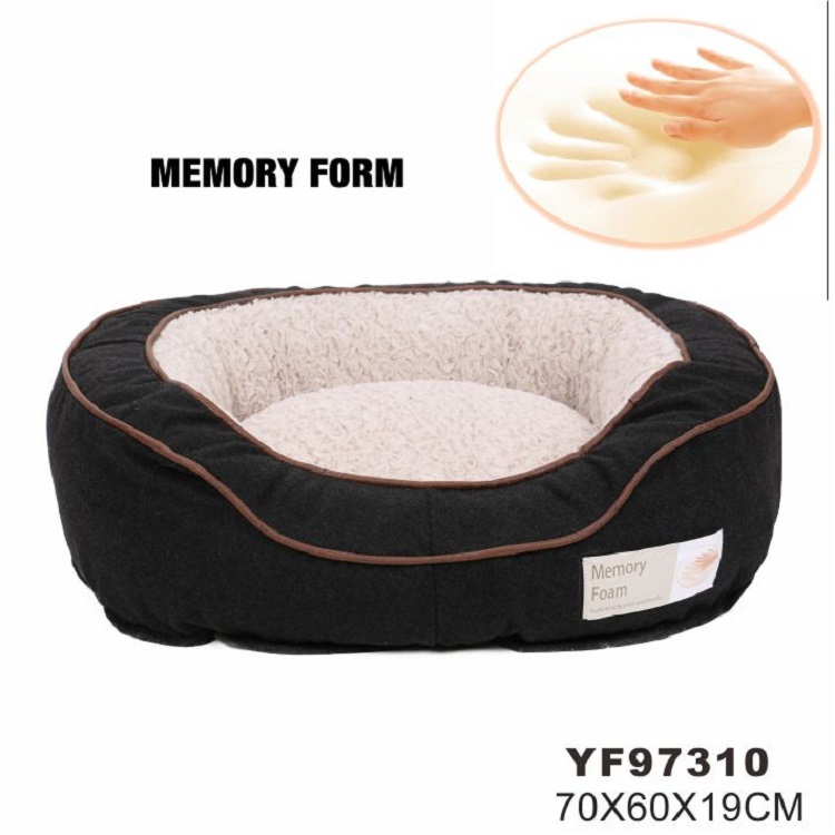 Warm Durable Soft Luxury Design Orthopedic Memory Foam Dog Bed