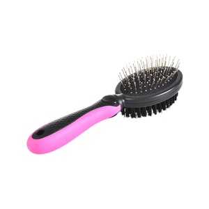 Plastic Double-side Colorful Soft Pet Hair Brush