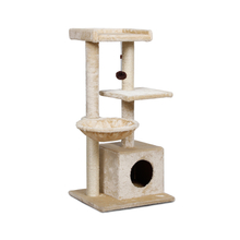 Sisal Climbing Platform Cat Play House,OEM Soft Durable Wood Cat Wall Scratcher
